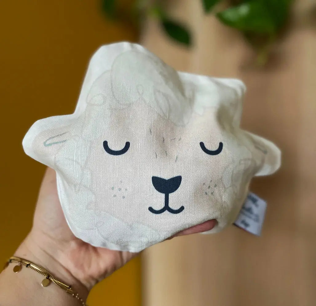 Bouillotte Sèche écologique - Riz & Coton - Relaxante - Cadeau Bien-être - NEUVE