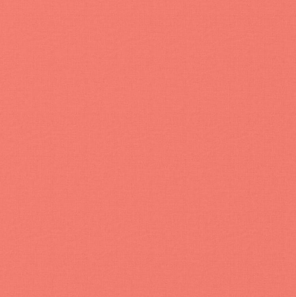 popeline de coton oekotex coloris rose corail vendue par multiple de 50cm