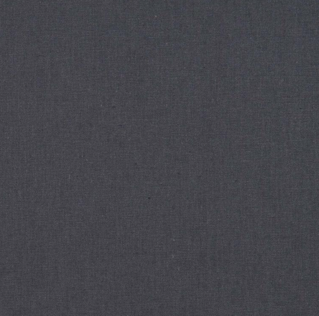 popeline de coton oekotex coloris gris plomb vendue par multiple de 50cm